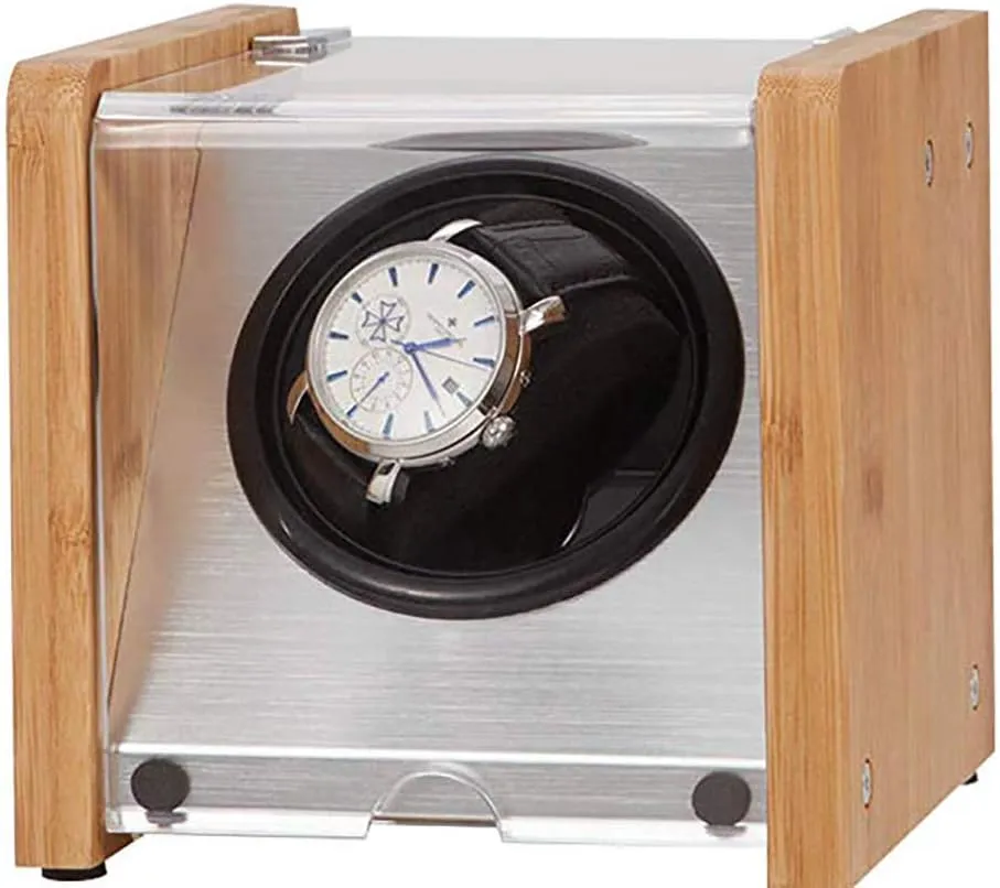 Watch Winder Display Watch computer accommodate repetition neighbor Box Watch Accessories Watch Winders Automatic Watch Winder - Wood Rotate Electric Watch Box Silent Motor Watch Case, Birthday Fathers Day Mothers Giftss 