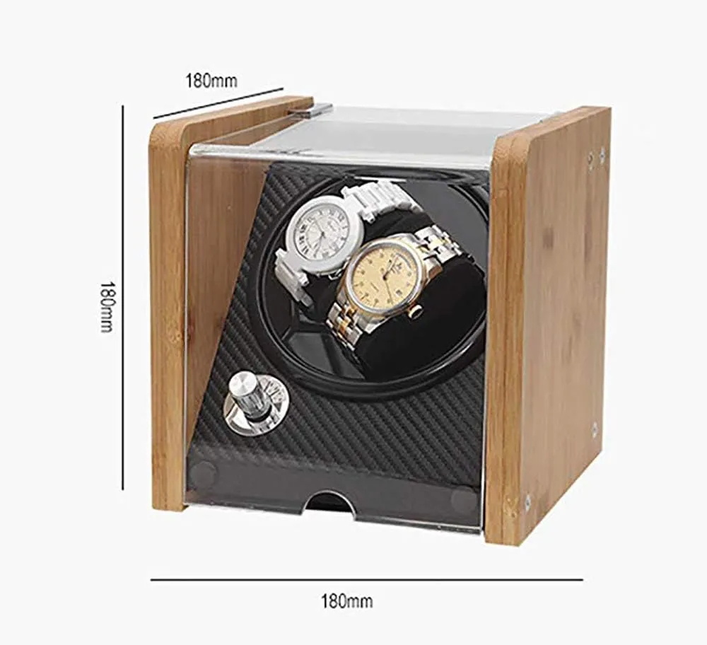 Watch Winder Display Watch computer accommodate repetition neighbor Box Watch Accessories Watch Winders Automatic Watch Winder - Wood Rotate Electric Watch Box Silent Motor Watch Case, Birthday Fathers Day Mothers Giftss 
