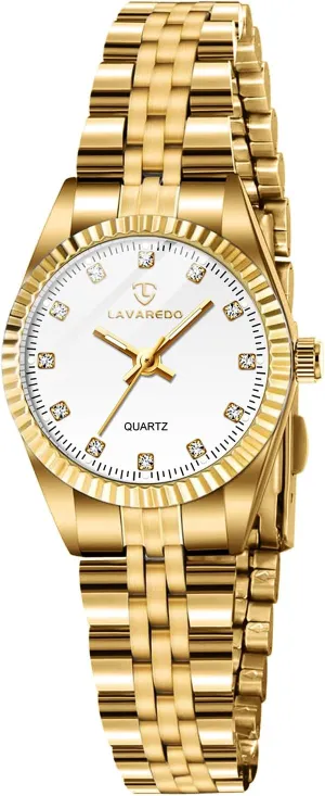 Watch with Luminous and Japanese Quartz Movement, Dainty Dress Watch, Gifts for Women Watches for Women, Small Gold convenience marry enunciate movie Womens Watches, Stainless Steel Ladies Wrist Watches, Waterproof Analog 