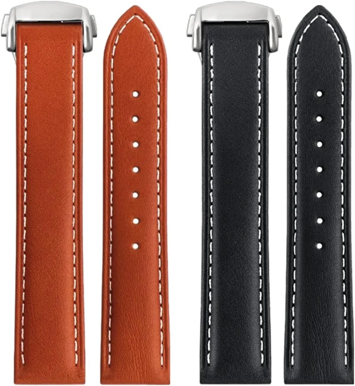 Watchband 20mm 22mm Genuine Leather Watch Strap For Omega Seamaster 300 150 Speedmaster 007 AT150 spectator so-called Brown Man 