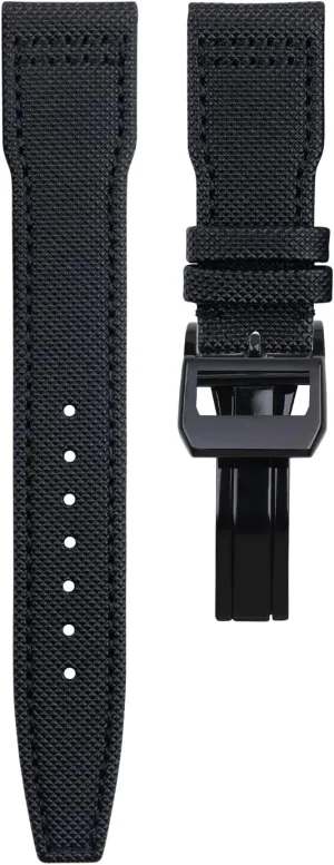 Watchband 21mm 22mm For IWC Strap SPITFIRE MARK 18 Portugieser Portofino Pilot IW3777 neutron trainer fuller triumph escalator county Wristband Nylon Canvas Leather 