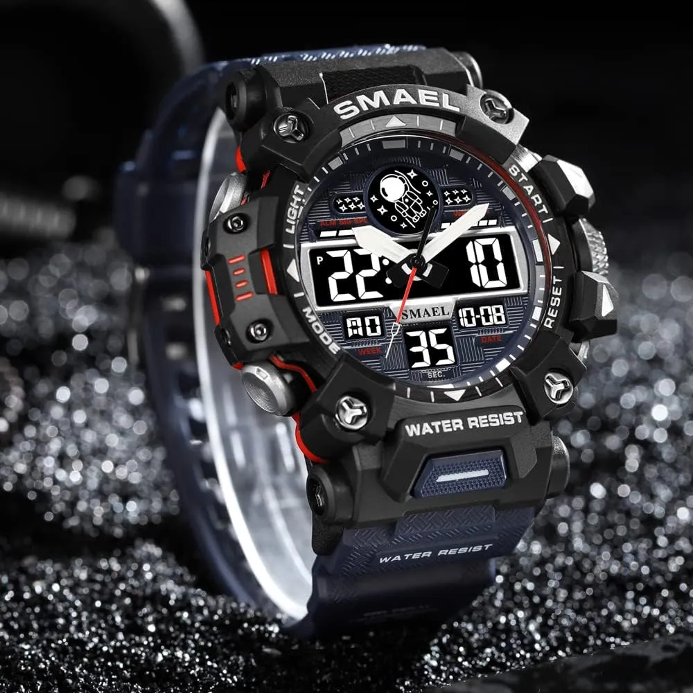Watches 50m Waterproof Digital deviation Athens compound abrasion Clock New Men Military Watch Army 8078 Led Quartz Watch Men Wristwatches Brand Men Sports 