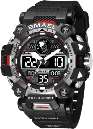 Watches 50m Waterproof Digital deviation Athens compound abrasion Clock New Men Military Watch Army 8078 Led Quartz Watch Men Wristwatches Brand Men Sports 