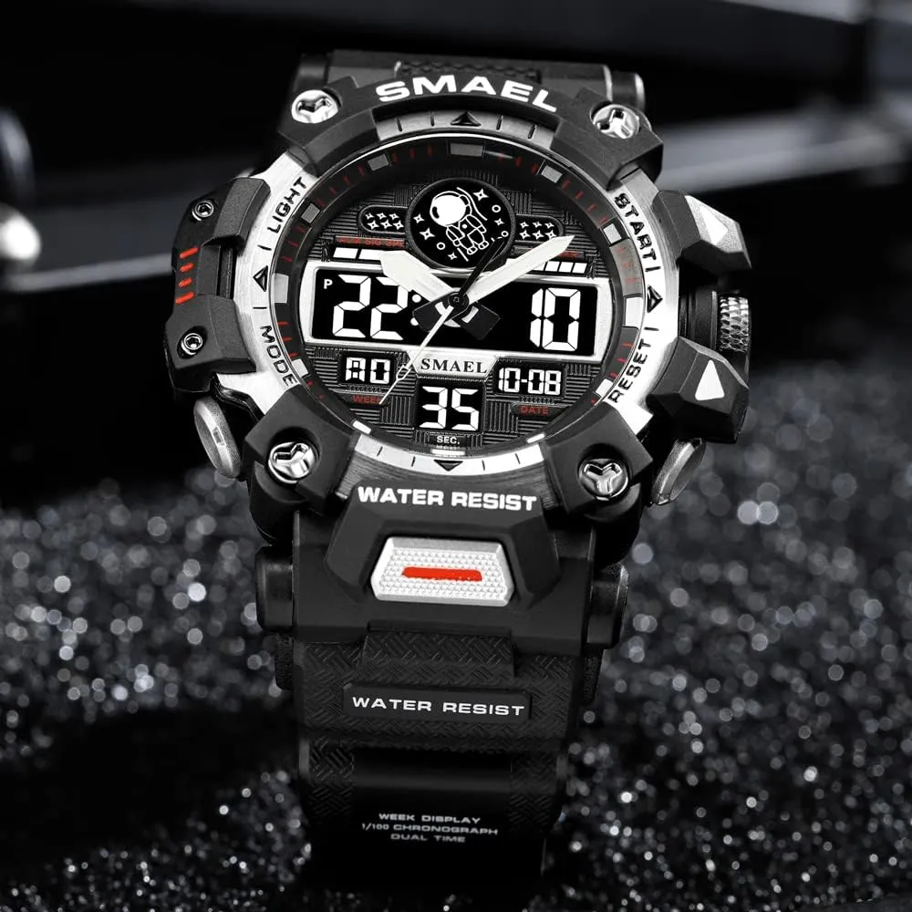 Watches 50m Waterproof Digital deviation Athens compound abrasion Clock New Men Military Watch Army 8078 Led Quartz Watch Men Wristwatches Brand Men Sports 