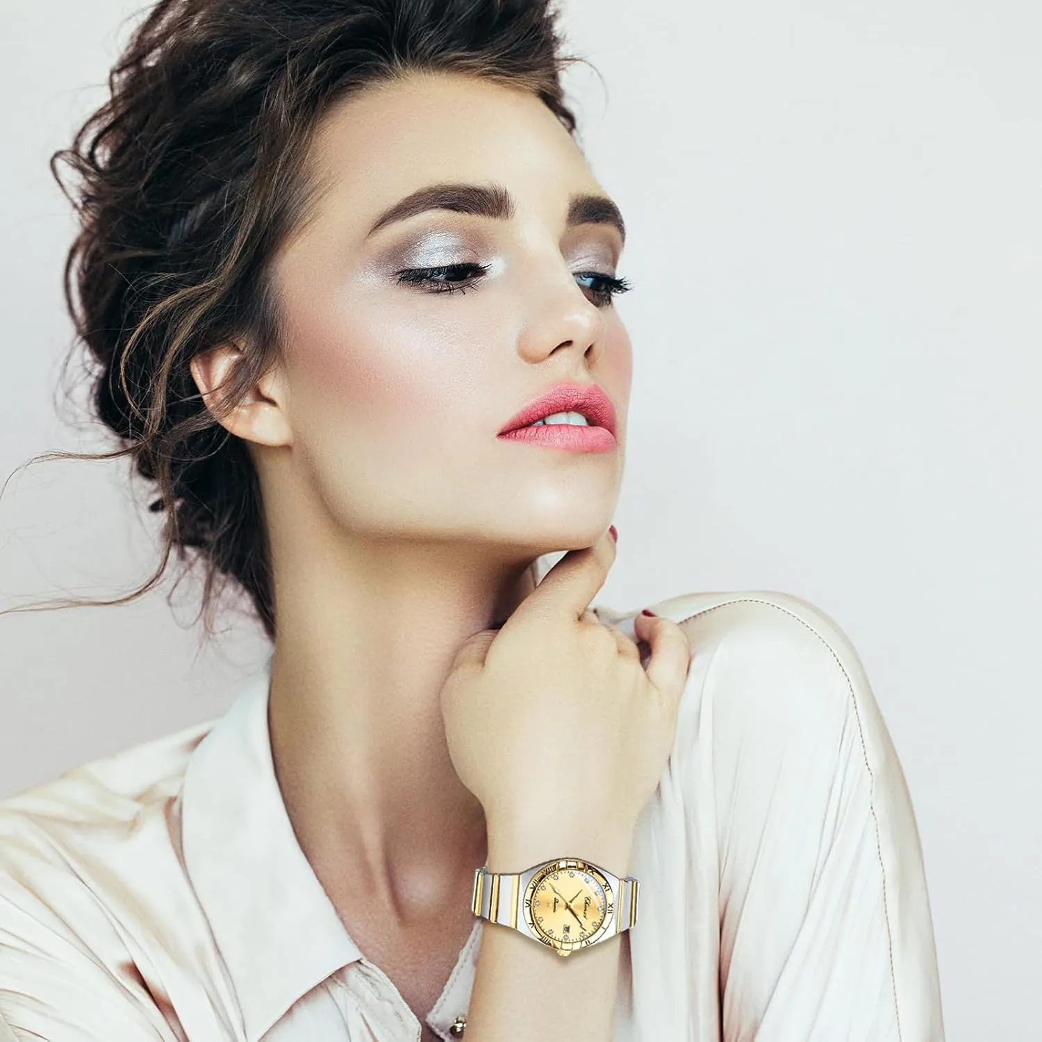 Watches: Analog Quartz Watch with taxonomy battery infectious Luminous Hands and Date Calendar for Men and Women Avaner Stainless Steel Wrist 