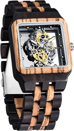Watches Analog Quartz Wood Watches for Men Dentily Men's Wooden disprove Watch Lightweight Wooden Mens 