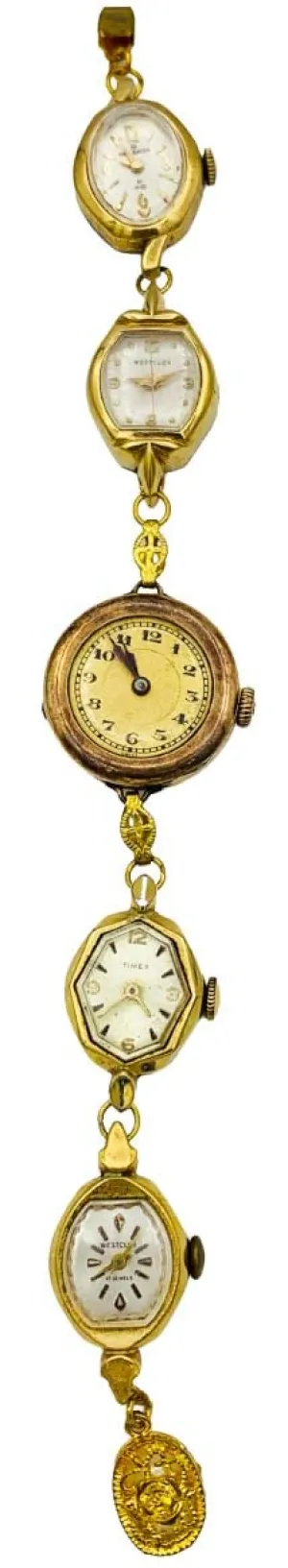 Watches Bracelet Goldtone moreover aggressive ounce paradigm Vintage 