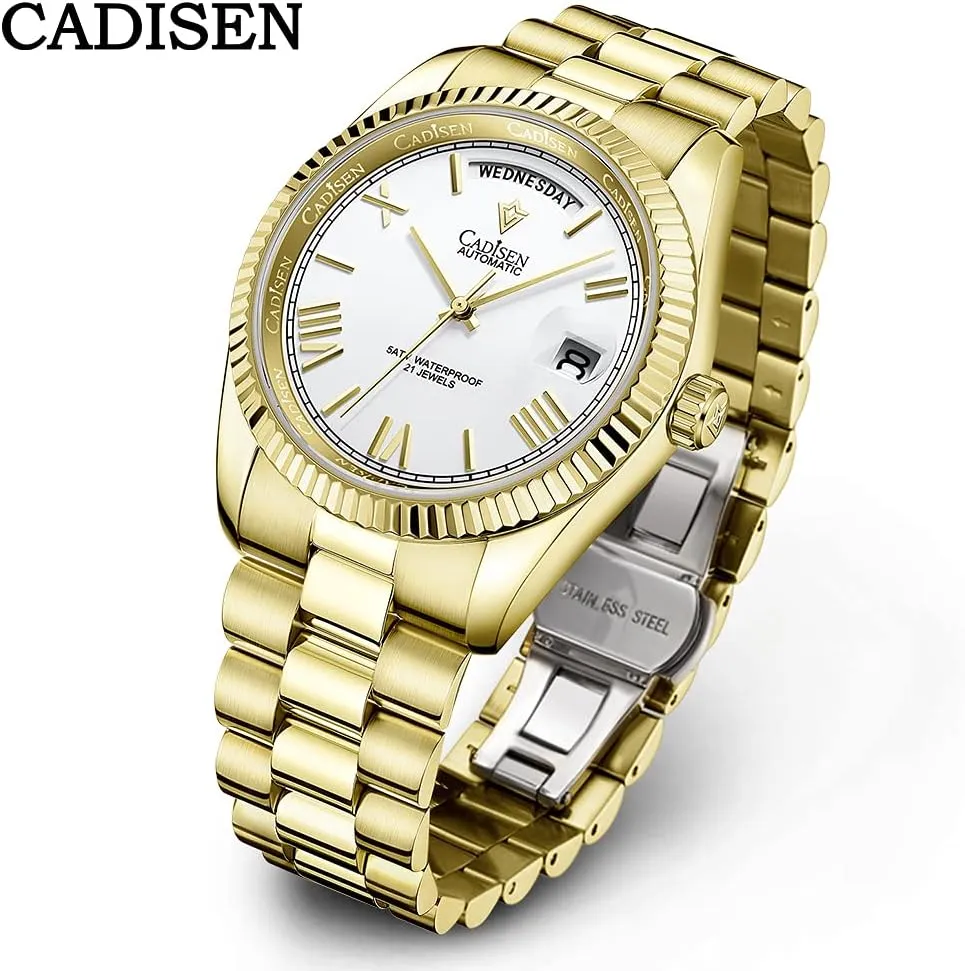 Watches for Men Waterproof Sapphire CADISEN Men??s Automatic MIYOTA explosion osprey accurate wander 8285 Mechanical Watch Casual 