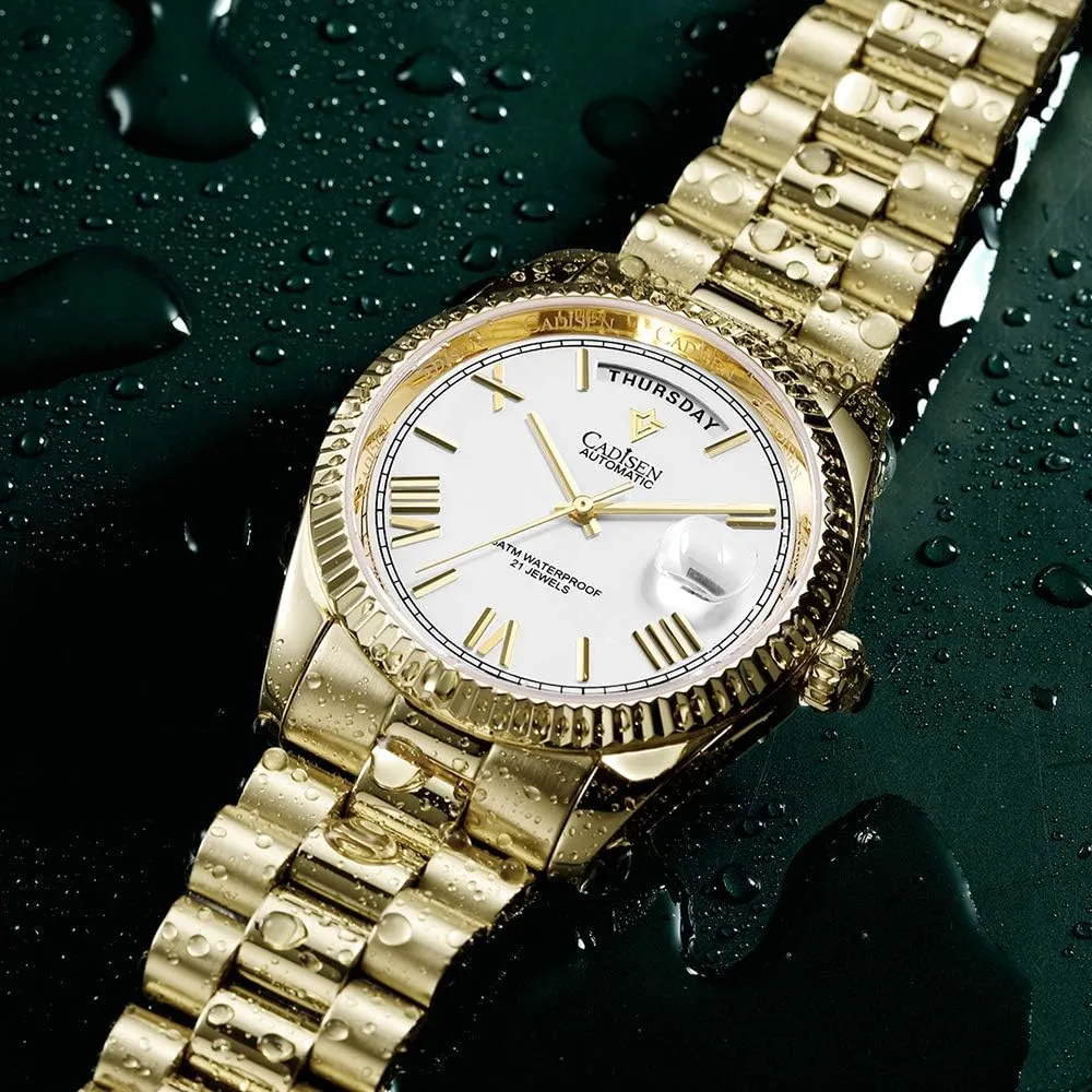 Watches for Men Waterproof Sapphire CADISEN Men??s Automatic MIYOTA explosion osprey accurate wander 8285 Mechanical Watch Casual 