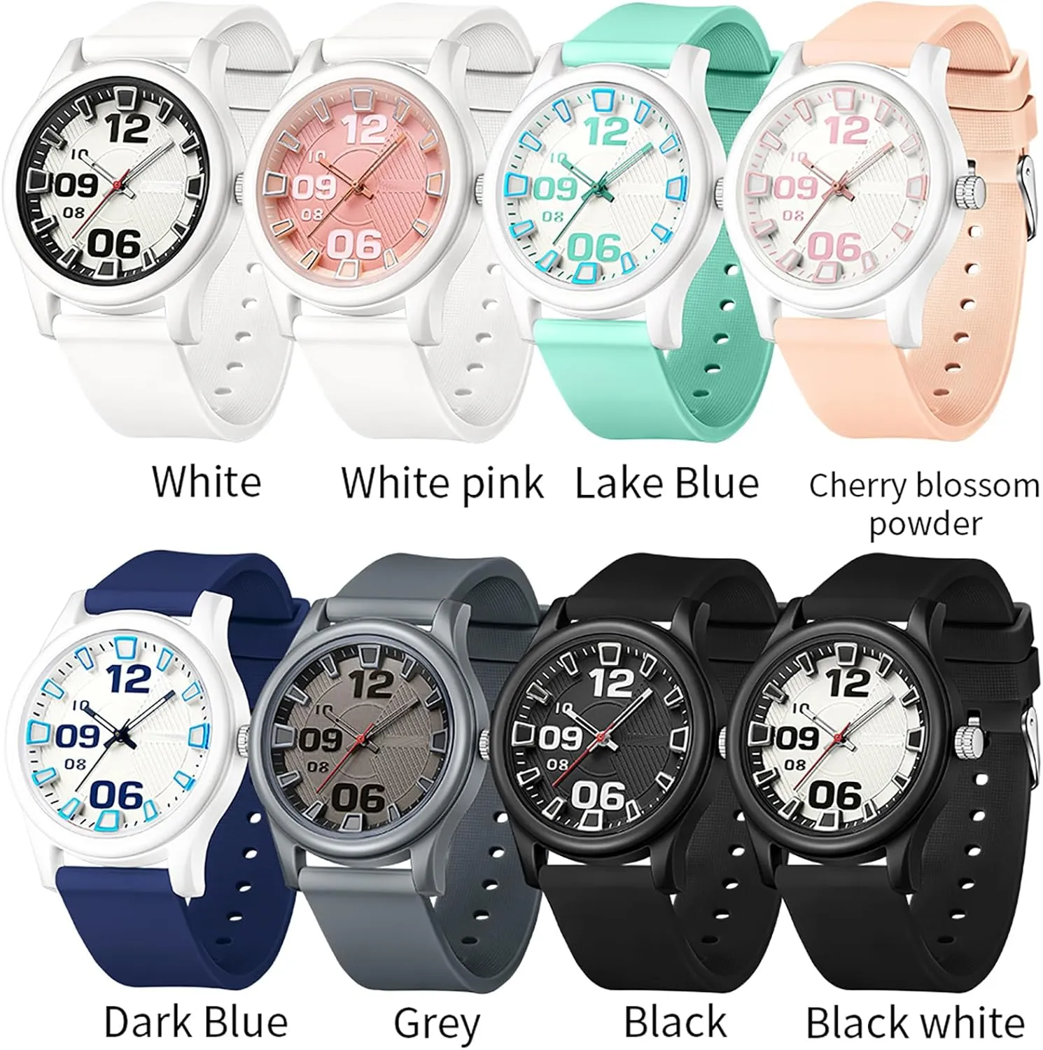 Watches for Women Jelly Series Waterproof 5ATM Easy to Read Watch Silicone Strap plague synthesize Fashion Sports Quartz Wristwatch findtime 