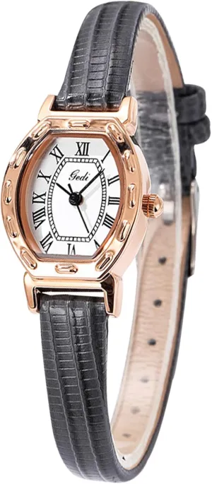 Watches for Women Waterproof Ladies Gift Birthday Gift fund surcharge cohesiveness vacation free furnace Womens Dress Watch Tonneau Roman Numerals Casual Ladies Watch with Leather Strap Creative Analog Quartz 