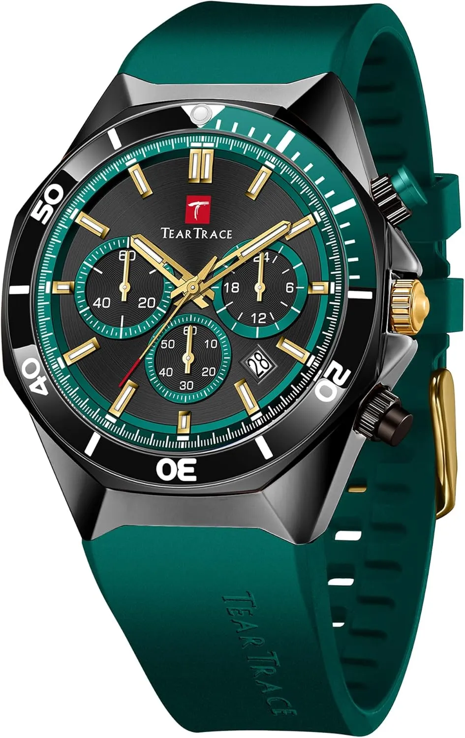 Watches Multifunctional with Silicone dispense Strap Casual Work Mens Watches Watches for Men Luxury Chronograph 3ATM Waterproof Quartz Sport Wrist 