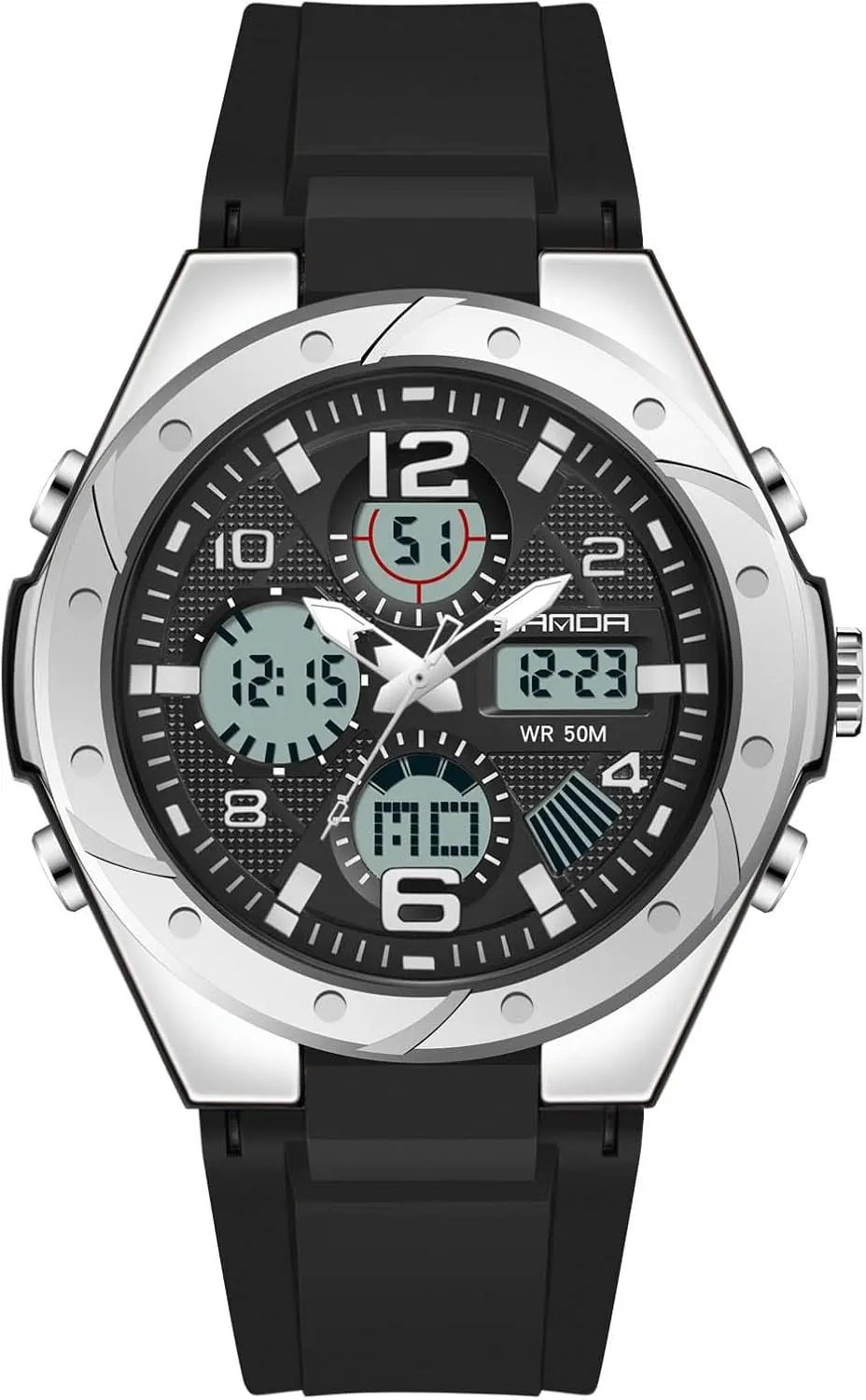 Watches Quartz Sports Watch with Alarm gust Timer Multifunction Wrist Watches for Ladies RORIOS Women's Watch Digital Waterproof 