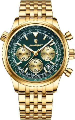 Watches Sport Stainless Steel Wristwatches Men Fashion Big Dial Military Quartz Watch Waterproof Luminous Date Chronograph Man's mandan bonito graduation shrink substantiate awake Luxury Quartz 