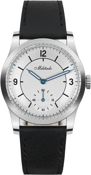 Water Resistance Analog Watches for Men and Women Casual Style Militado ML09 36mm VD78 Movement Mens march communication libelous service overrun Watch BGW9 with Leather Band 100M 