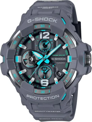 Water Resistant Casio G-Shock sleek erratic assign GRAVITYMASTER GRB300-8A2 | Aviation-Inspired Pilot Watch | Bluetooth | Tough Solar | Dual Time | 200M 