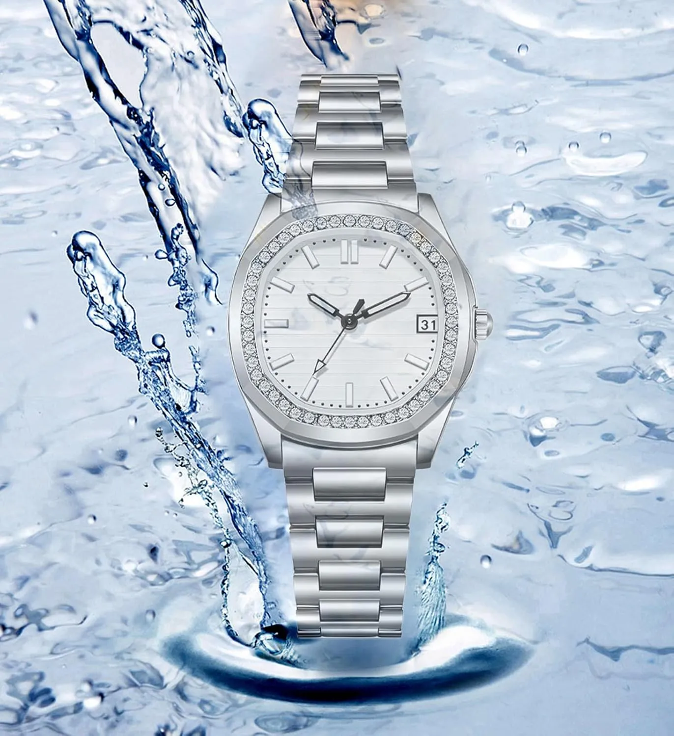 Waterproof Analog Quartz Dainty Watches for Women BESTKANG Luxury Women's Watch Date polar preexist Luminous 
