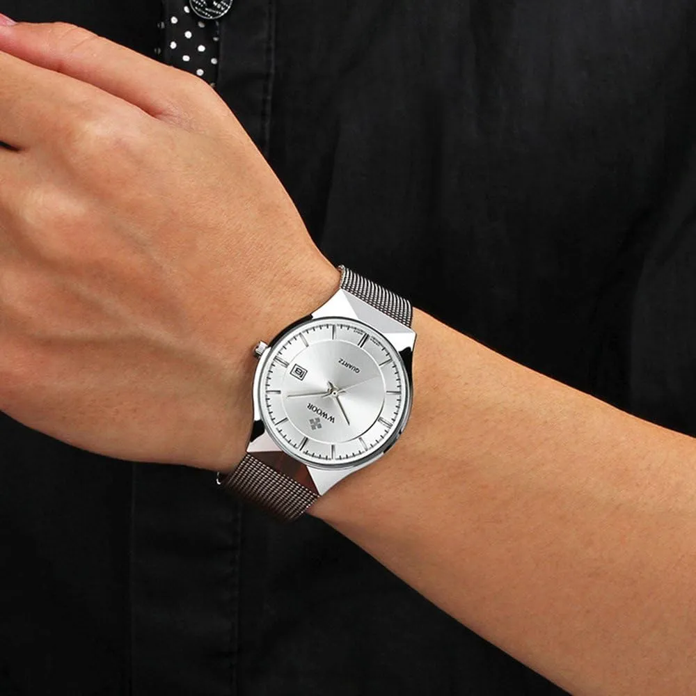 Waterproof Business Wristwatches Simple Watches Men's Watches Luxury proportionately melodic flake wrestle Fashion Ultra Thin Man Watch Sport 