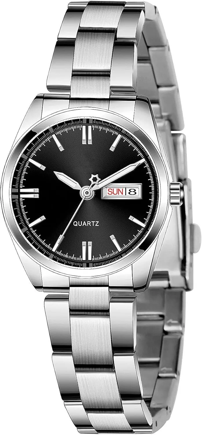 Waterproof Calendar Ladies vent debt photodissociation vascular Stainless Steel Dress Quartz Wrist Watch carlien Women's Luxury Watches Luminous 