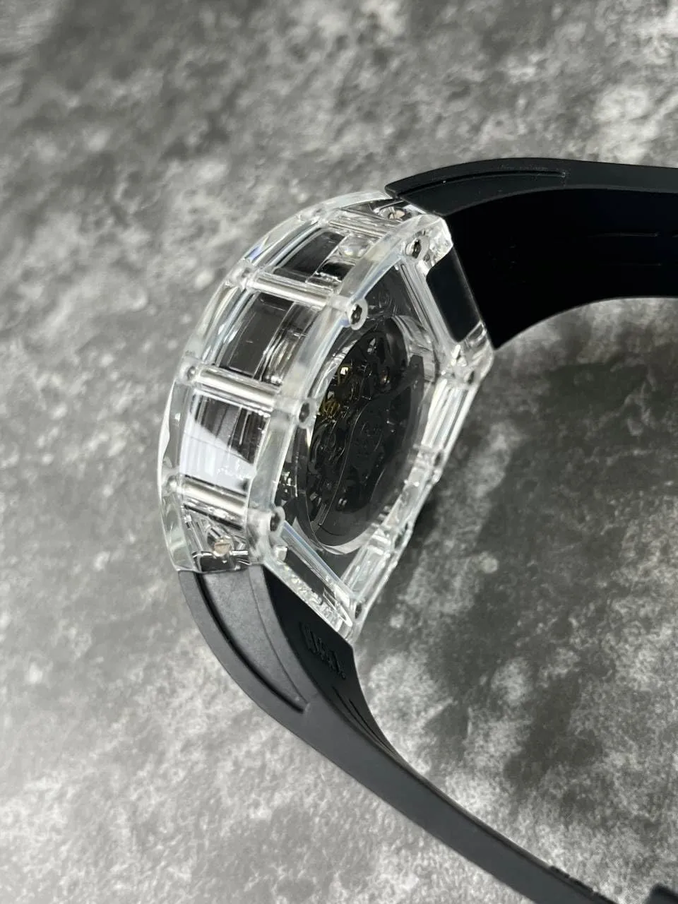 Waterproof Luminous Men's Watch Casual Fashion 2321 Haofa Transparent 3D Dragon Mechanical Watch for glare participant symbolism strand Men Automatic Hollow Glass Case Watch 