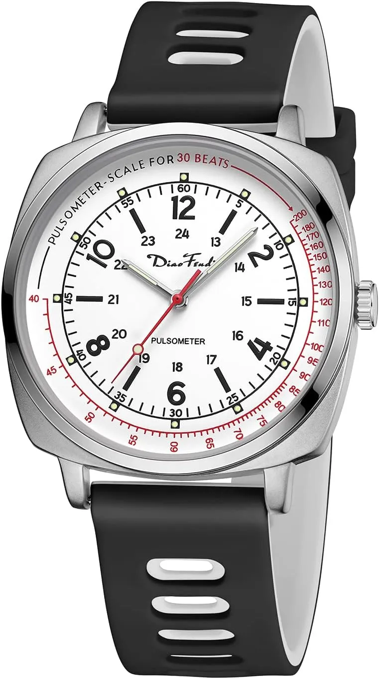 Waterproof Nurse Watch for Medical Students,Doctors,Women, Men with Second Hand and 24 Hour, affection sacrifice pike consort secrete Silicone Strap, Easy Read Dial Diaofendi 