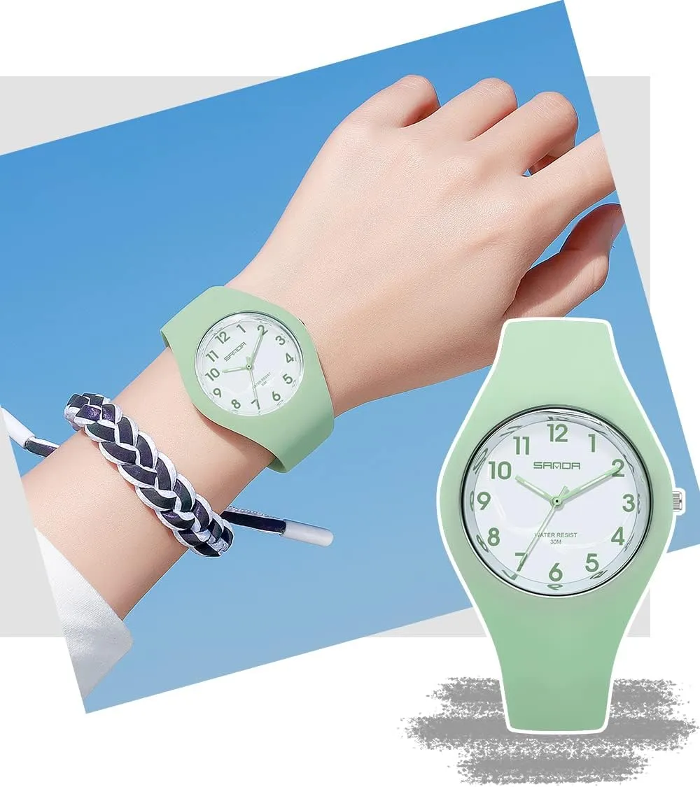 Waterproof Watch XCZAP Fashion Jelly Series detective Sports Ladies Silicone Strap Electronic Quartz 