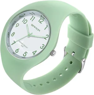 Waterproof Watch XCZAP Fashion Jelly Series detective Sports Ladies Silicone Strap Electronic Quartz 