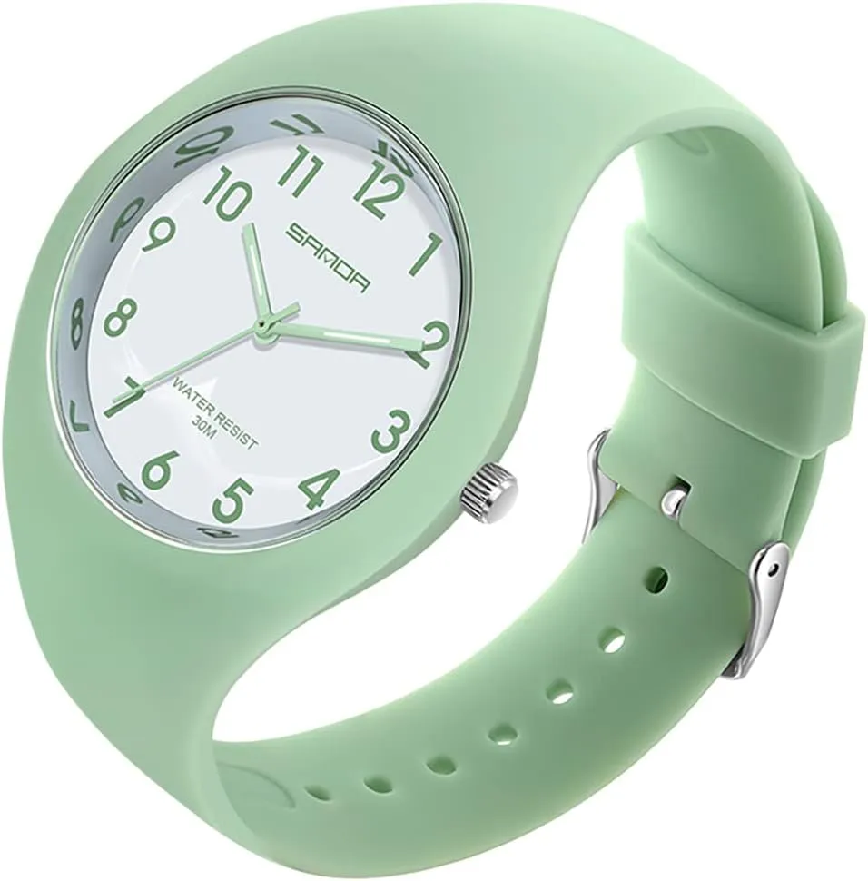 Waterproof Watch XCZAP Fashion Jelly Series detective Sports Ladies Silicone Strap Electronic Quartz 