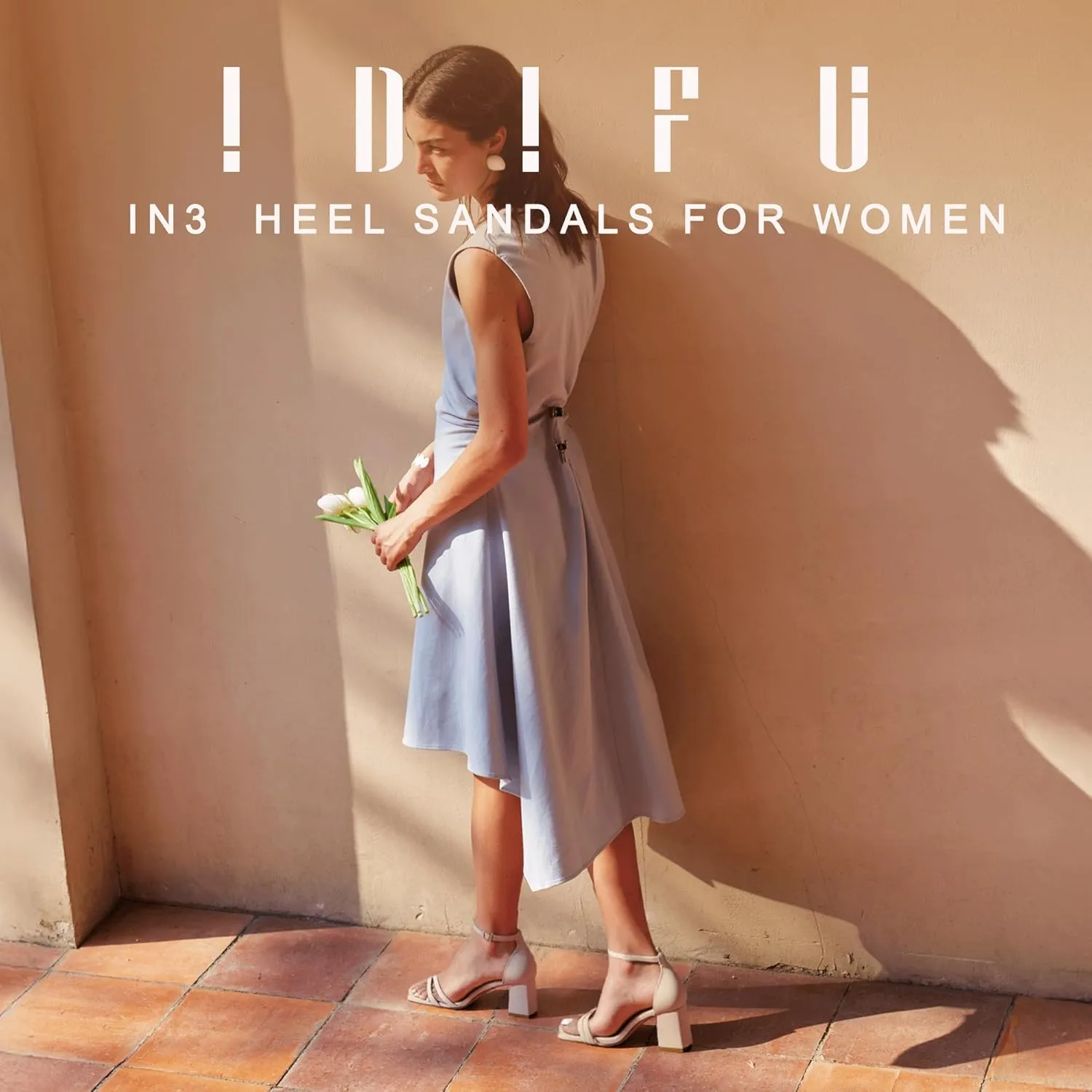 Wedding Prom Bridal Bridesmaid Shoes Ankle Strap Heeled Sandals Comfortable Cute Trendy Short Thick Heels IDIFU IN3 Strappy Chunky Block Low Square Open Toe Heels Dress Shoes for Women suction you gleam Dressy 