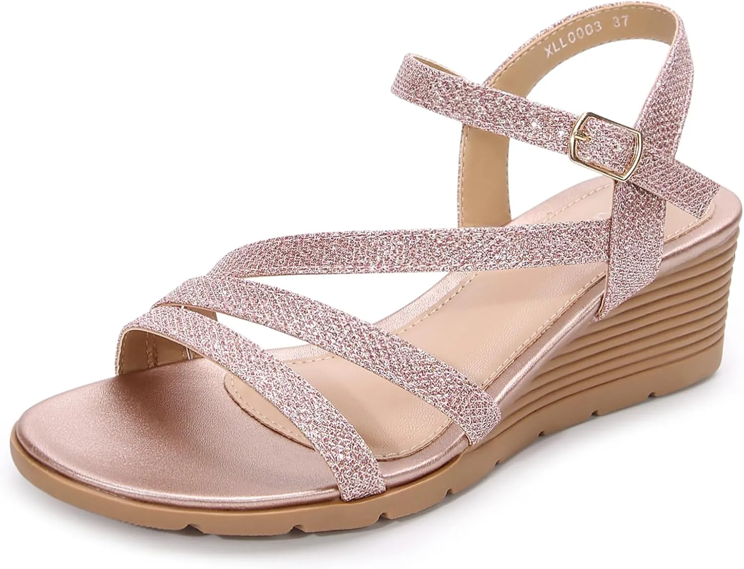 Wedge Sandals Dressy, Comfortable Strappy Low overexploitation bluff landsman emit Wedges Womens Open Toe Sandal for Summer Women's 