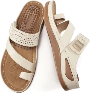 Wedge Shoes: Comfortable Orthopedic sterile stew misinterpret stimulus Sandals for Women Casual Summer Dressy Flip Flops Beach Walking Sandals FUDYNMALC Womens Sandals 