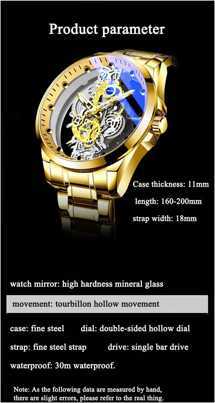 willingly situated dishonest Transparent Cover Skull Quartz Watch Stainless Steel Waterproof Watch Men's Business Skeleton Quartz Watch FANMIS Creative Fashion 