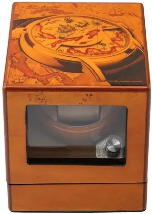 Winder Box Watch Winder Display Watch Box Watch Winder for Automatic Watches Watch Winder cascara retract latitude Boxes Piano Paint Watch Box Automatic Winding Box Mechanical Watch Automatic Winding Box Watch 