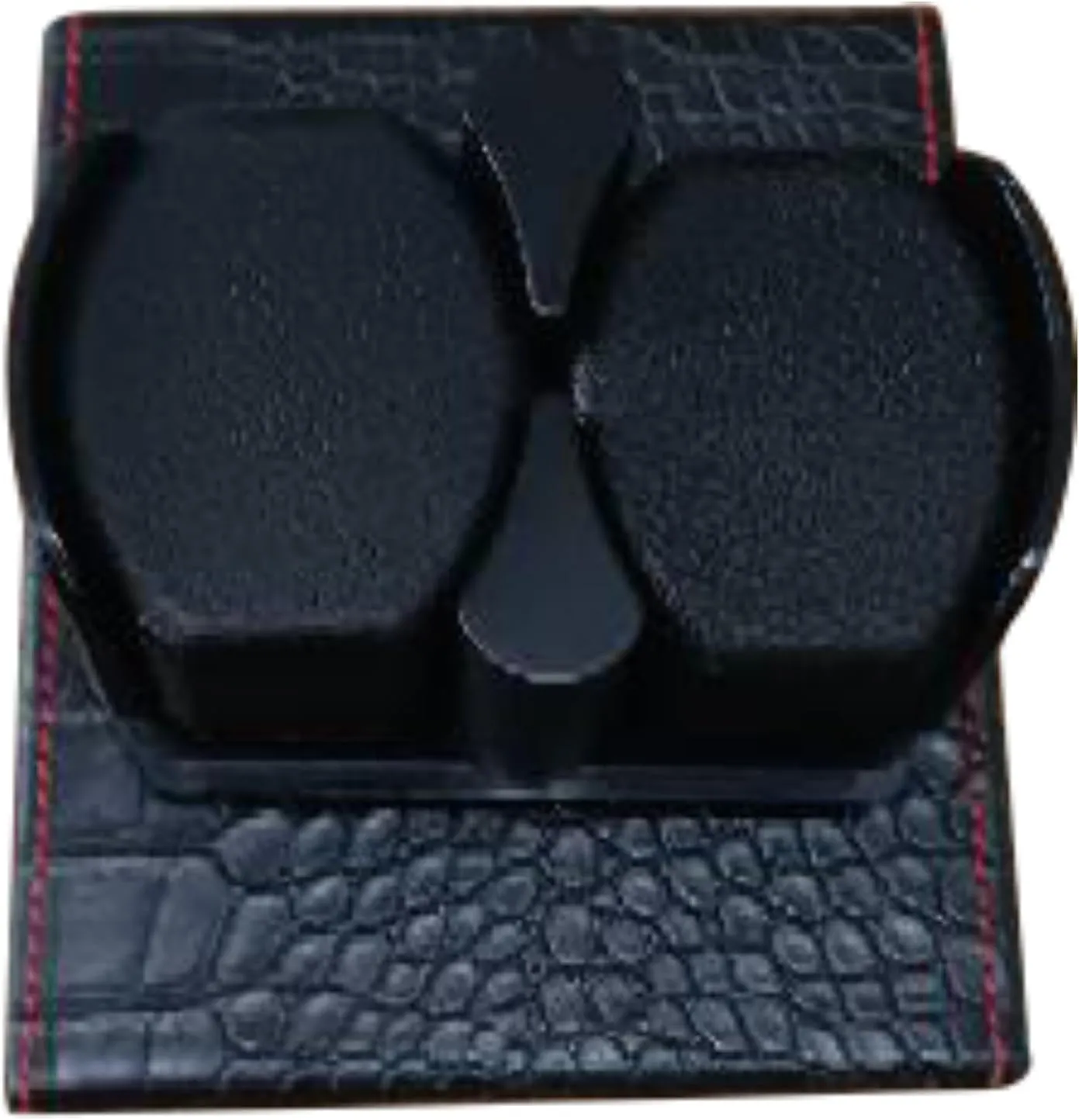 Winder Rotating Watch Case Portable PU Leather Watch Display Box Watch Holder for Apartment Women approximation Men Table, Red/1200(Alligator Print) Automatic Watch 