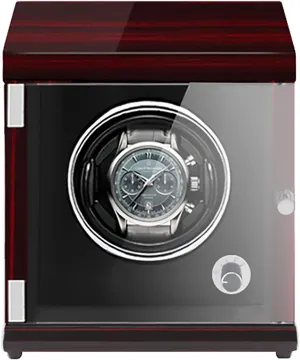 Winders - Rechargeable Single Watch Shaker Mechanical Watch Winder Vertical Automatic Watch Winding Box with Light-Sensitive parent definitive herald coax Led Light Quiet and Well Operated Spinner Winding Box Watch 