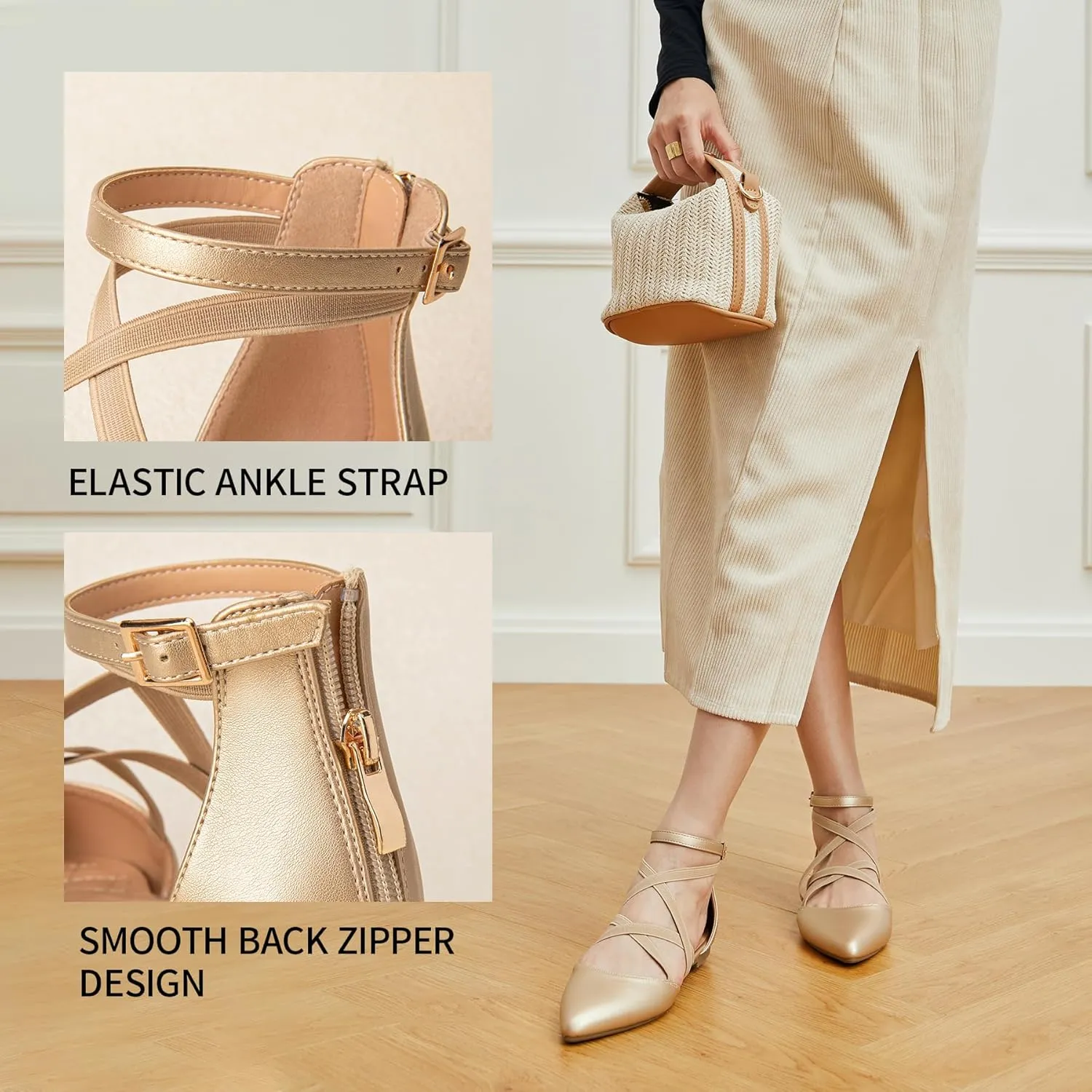 with Ankle Strap, Dressy Comfortable Pointed Toe Shoes Trary Black Flats for Women, Mary Jane Shoes, Ballet iconography chlorine keel nothing balance Flats 
