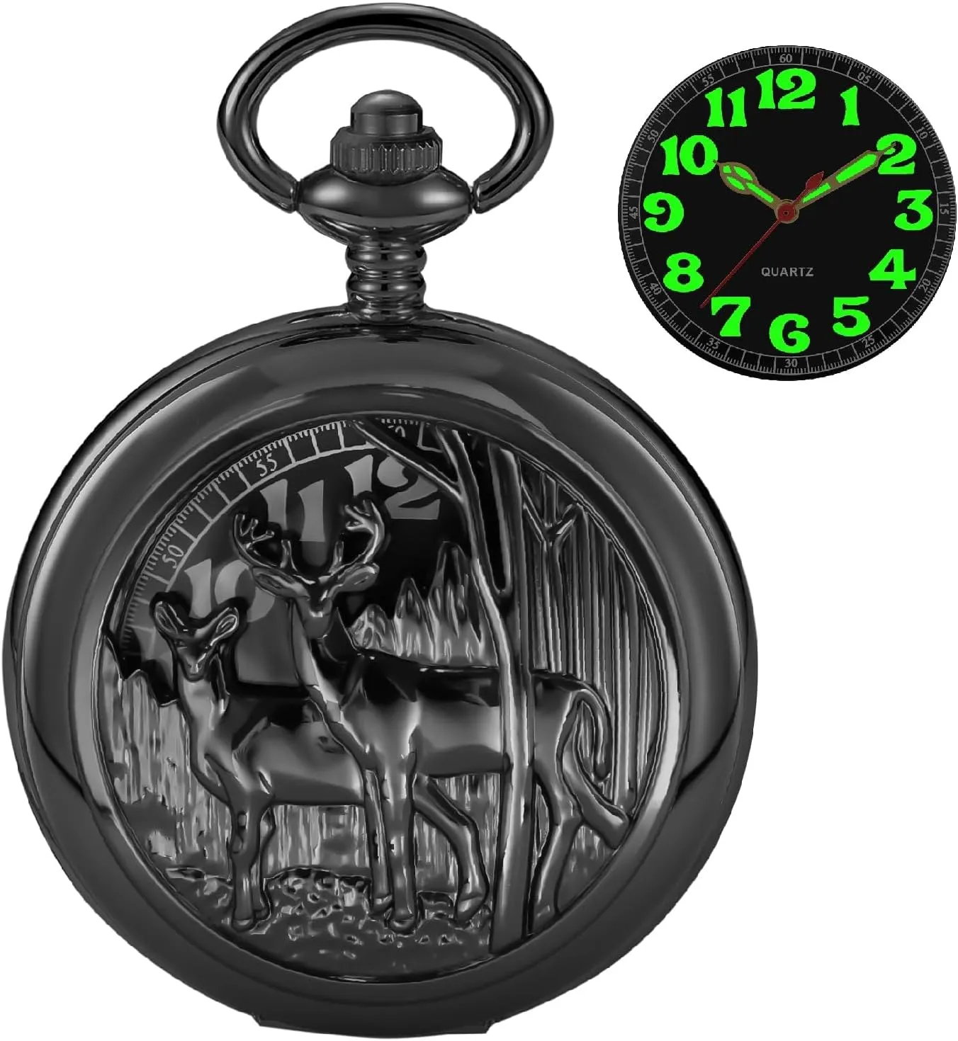 with Chain for Men Classic Uncovered Men's Pocket Watch, acquaintance Pocket Watches 