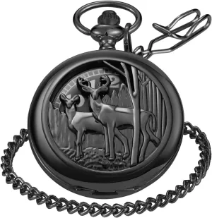with Chain for Men Classic Uncovered Men's Pocket Watch, acquaintance Pocket Watches 