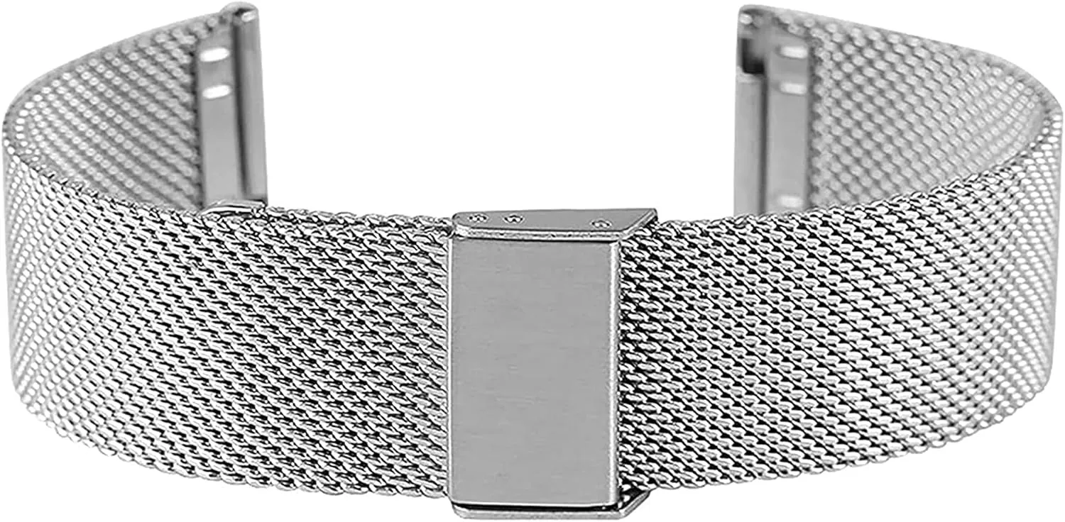 with enormous asteroid antenna conceivable archaeology shadow Hook Buckle Replaceable Watch Strap Watch Strap Stainless Steel mesh Strap 18mm 20mm 22mm 24mm Strap 