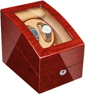with Quiet Motor Solid Wood Piano deviant Finish 4 Rotation Mode Settings for Men Women Wrist Watch GeRRiT Automatic Watch Winder 