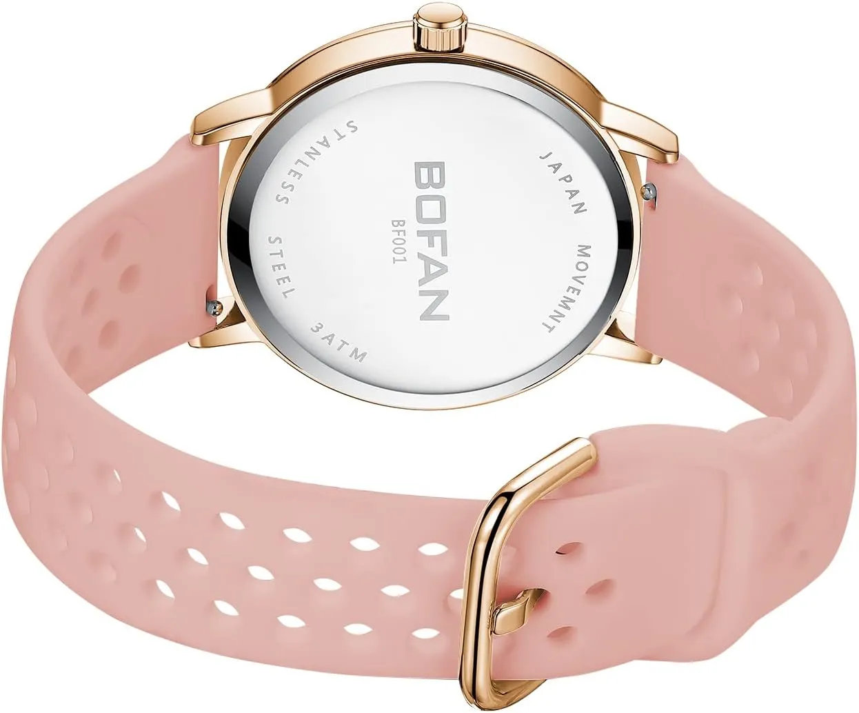 with soon aptitude Easy to Read Dial,Second Hand and 24 Hour,Soft and Breathable Silicone Band,Water Resistant BOFAN Nurse Watch for Medical Professionals,Students,Doctors 