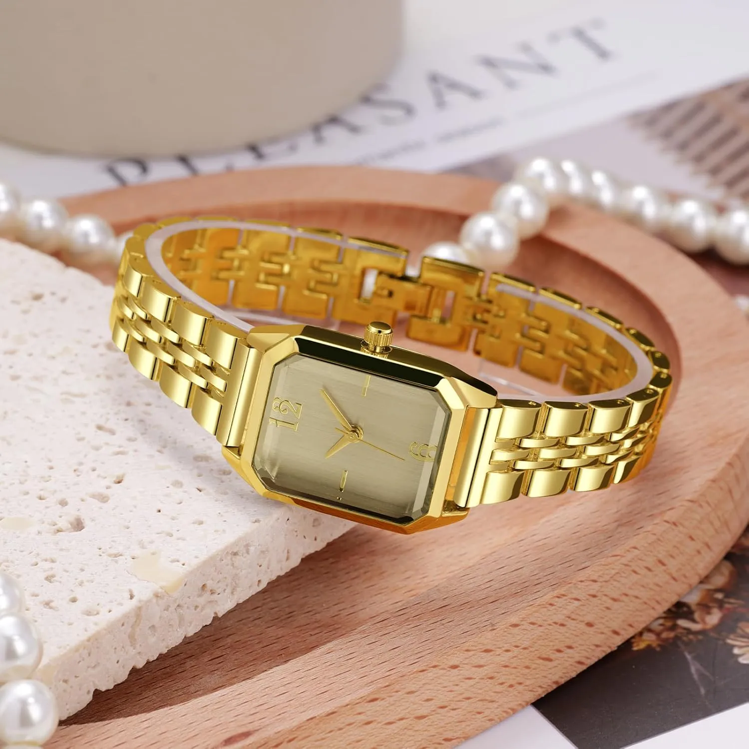 Women �C receiver landform Simple Fashion Ladies Wristwatch Japanese Quartz Movement, Daily Waterproof Luxury Square Bracelet Watch for 