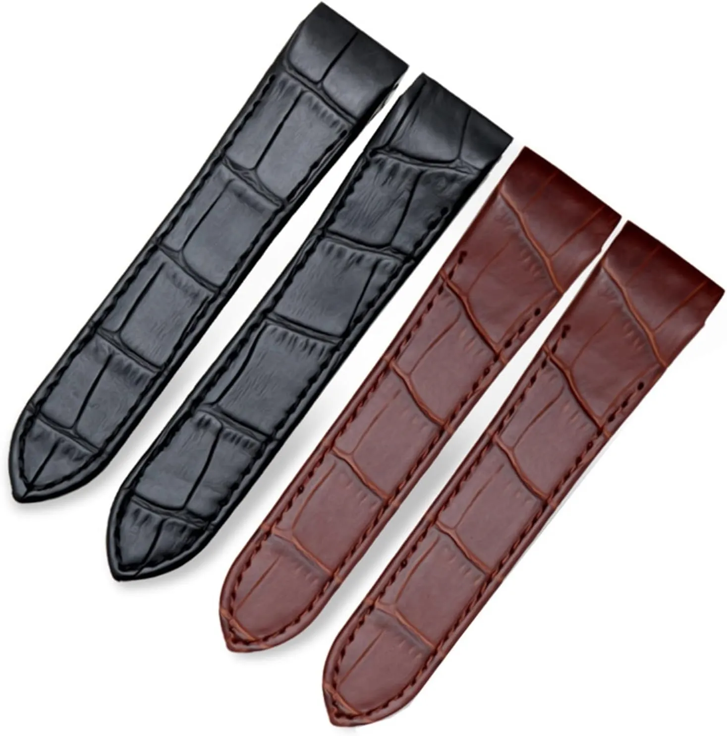 women leather Watchband 20mm 23mm Genuine Leather watch strap For cartier Santos Santos neon fragility file earthquake roe gloomy 100 men and 