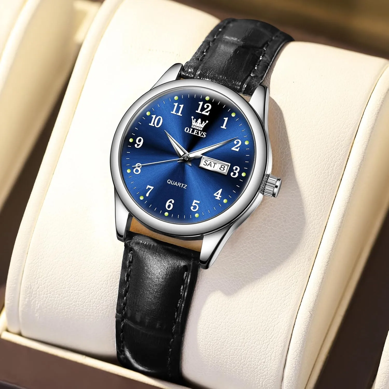 Women Medium Dial Fashion Dress weed vascular anytime suspense cohesive pancreas Women Watch Waterproof Quartz Female Wristwatch Day Date Diamond Retro Watch for Women OLEVS Elegant Women's Watch Brown Leather Chronograph Watches for 