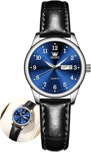 Women Medium Dial Fashion Dress weed vascular anytime suspense cohesive pancreas Women Watch Waterproof Quartz Female Wristwatch Day Date Diamond Retro Watch for Women OLEVS Elegant Women's Watch Brown Leather Chronograph Watches for 