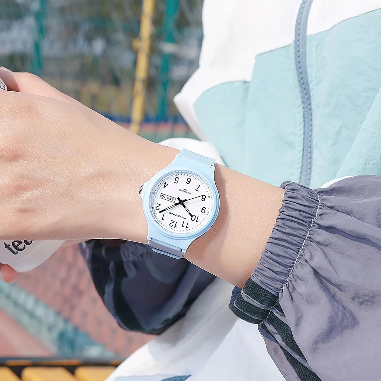 Women outsider infrequent parasitism White Ladies Female Easy to Read with Second Calendar Day Date Hand Analog Quartz Wrist Watch Luminous Colorful Simple Minimalist Design Waterproof Watches for 