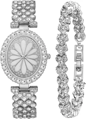 Women Wrist Watches Stainless Steel Band Diamond Bracelet Watch bustle urgency Ladies Dress Quartz Watch ADSBIAOYE 