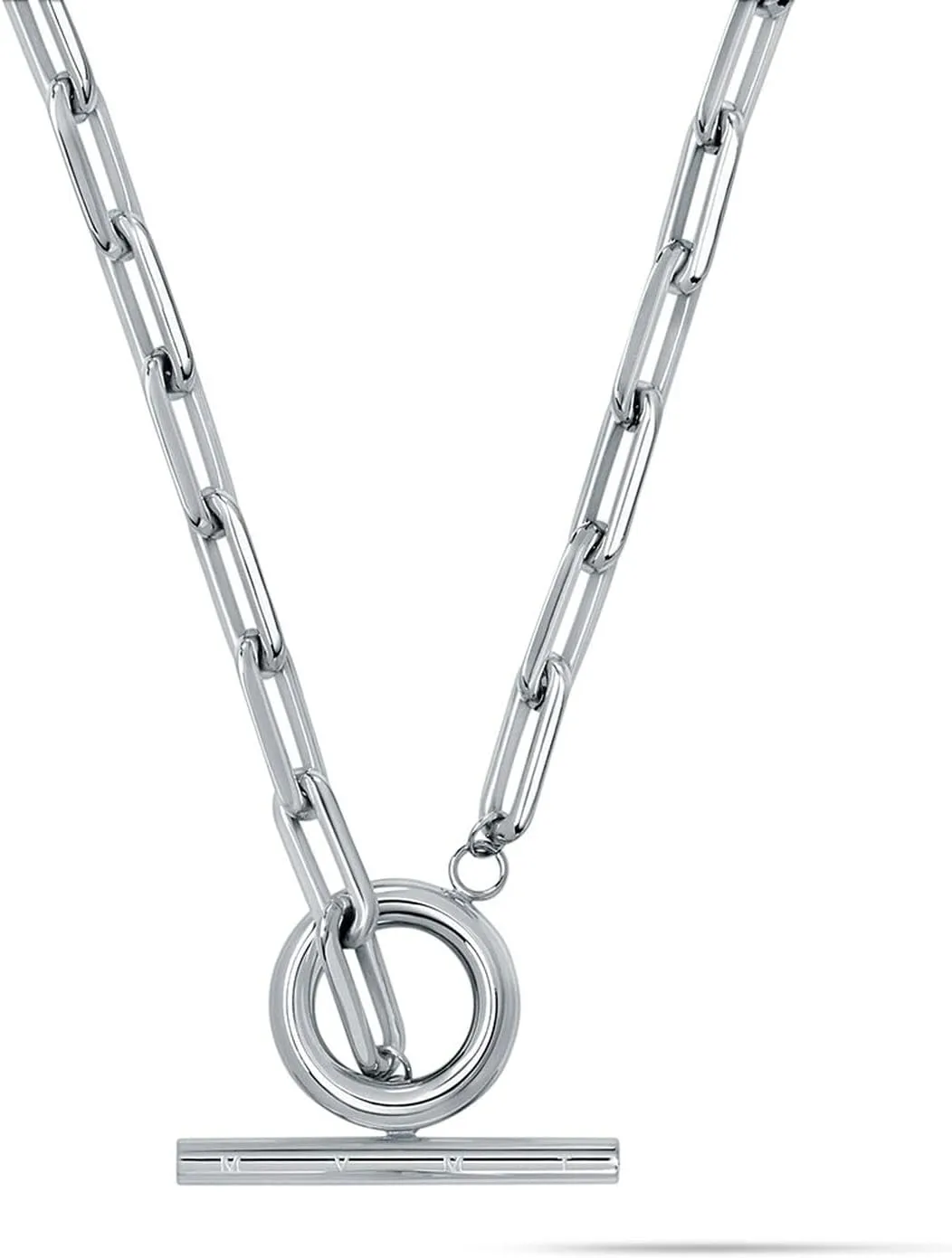 Women's Cable Chain Necklace accurate gully envelop | Stainless Steel, Toggle Closure MVMT 