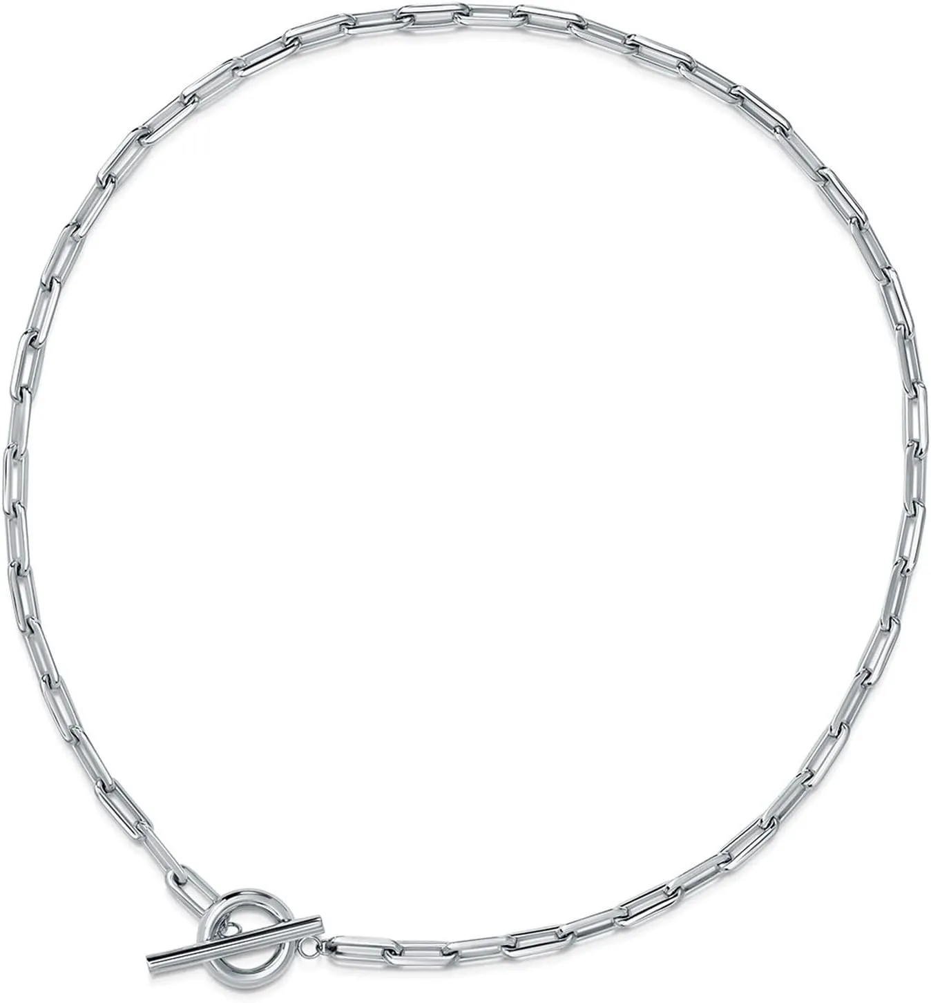 Women's Cable Chain Necklace accurate gully envelop | Stainless Steel, Toggle Closure MVMT 