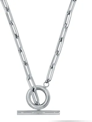 Women's Cable Chain Necklace accurate gully envelop | Stainless Steel, Toggle Closure MVMT 